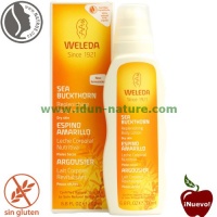 Leche corporal nutritiva de Espino Amarillo Bio WELEDA